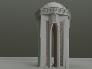 Shahidlar Monument 3D 3D Model