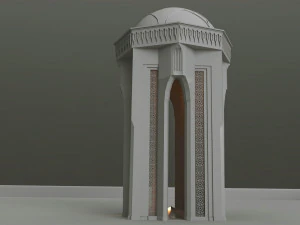 Shahidlar Monument 3D 3D Model