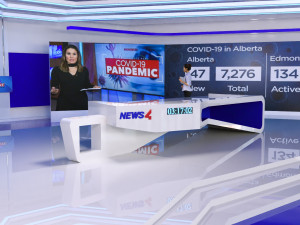 News Studio Tv Model 3D