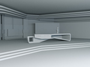 News Studio Tv Model 3D