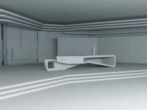 News Studio Tv 3D Model