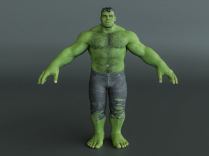 The Hulk 3D Model