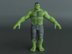 The Hulk 3D Model