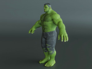The Hulk 3D Model