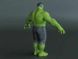 The Hulk 3D Model