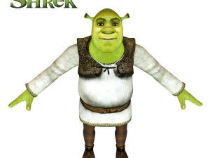 श्रेक 3डी 3D मॉडल