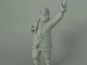 Santa Claus Ho Ho Ho 3D Model