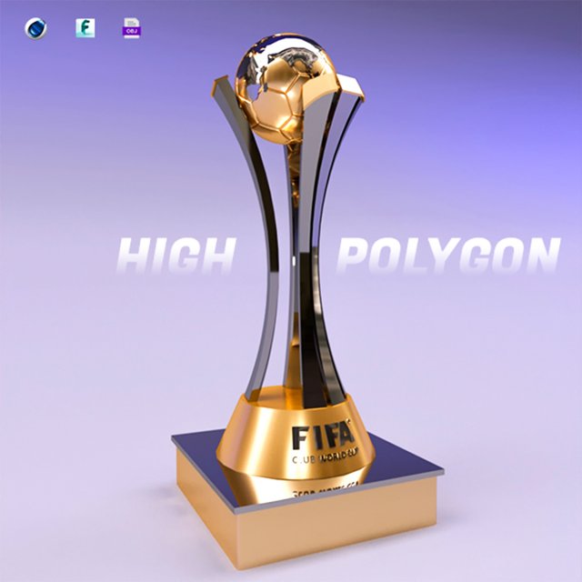Fifa World Cup Clup 3D 모델 .c4d .max .obj .3ds .fbx .stl .blend 