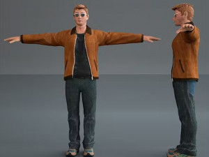 YOUNG MAN 3D Model