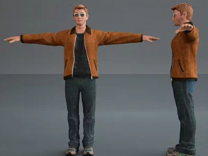 МОЛОДОЙ ЧЕЛОВЕК 3D Модель