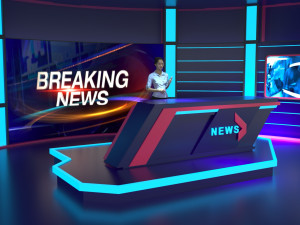 NEWS 24 STUDIO 3Dモデル