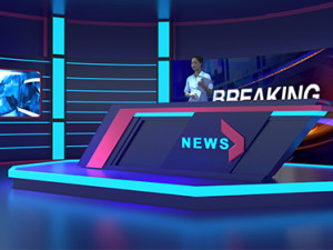 NEWS 24 STUDIO 3Dモデル