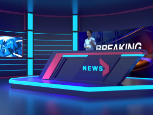 NEWS 24 STUDIO 3Dモデル
