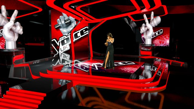 The Voice studio 3D Model .c4d .max .obj .3ds .fbx .stl .blend 
