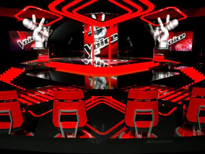 The Voice studio 3D Model