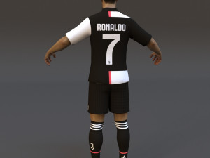 CR7 Cristiano Ronaldo 3D 模型