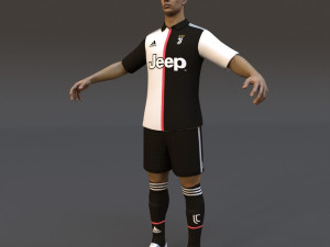 CR7 Cristiano Ronaldo 3D 模型