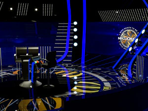 Millionaire Tv show 3D Model