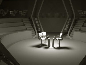 Millionaire Tv show Model 3D