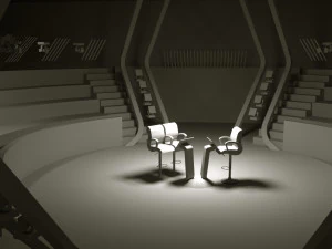 Millionaire Tv show 3D Model