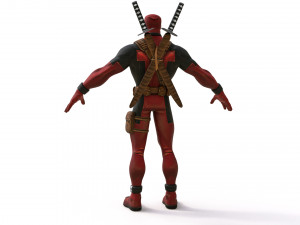 Deadpool 3D Model