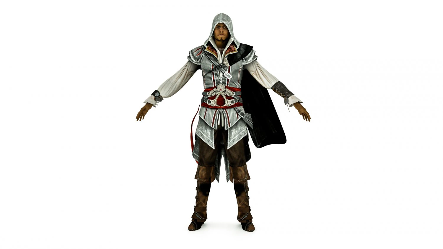 Ezio Auditore Assassins Creed 3D Model .c4d .max .obj .3ds .fbx .stl .blend 