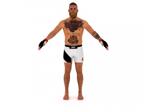 Conor McGregor 3D Model
