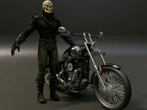 Ghost Rider Modello 3D