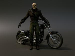 Ghost Rider 3D 模型