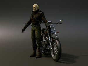 Ghost Rider 3D 模型