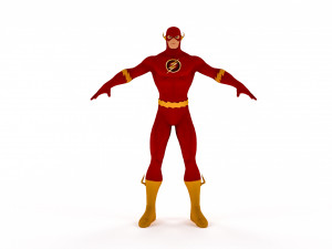 Flash Hero 3D Модель