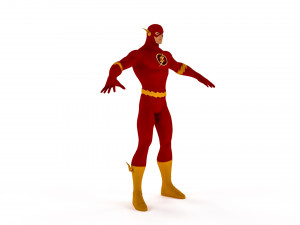 Flash Hero 3D Модель