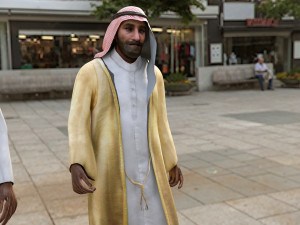 Arab Men Pack 3D Модель