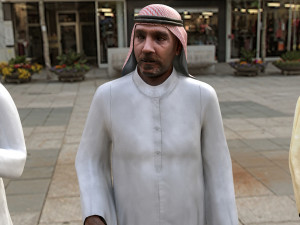 Arab Men Pack 3D Модель