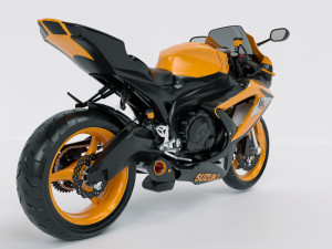 Suzuki Srad 750 3D Модель
