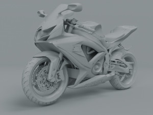 Suzuki Srad 750 3D Модель