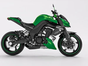 Kawasaki Z1000 3D Model