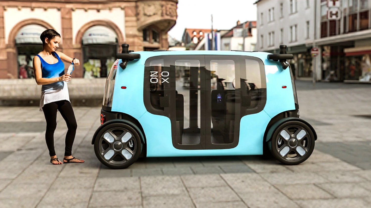 ZOOX Smart Taxi Amazon 3D Model .c4d .max .obj .3ds .fbx .stl .blend 