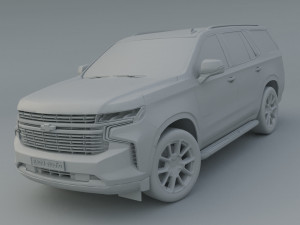 2021 Chevrolet Tahoe RST 3D 모델