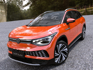 2022 Volkswagen ID6 3D 모델