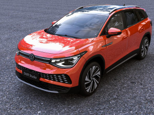 2022 Volkswagen ID6 3D Model