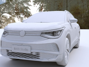 2022 Volkswagen ID6 3D Model