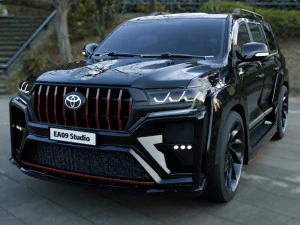 2022 Toyota Land Cruiser Tuning VXR V8 3D Model