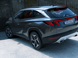 2022 Hyundai Tucson hybrid 3D 모델