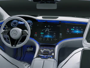 2022 Mercedes Benz EQS 580 3D Model