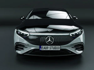 2022 Mercedes Benz EQS 580 3D Model