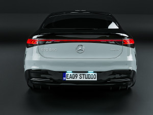 2022 Mercedes Benz EQS 580 3D 模型