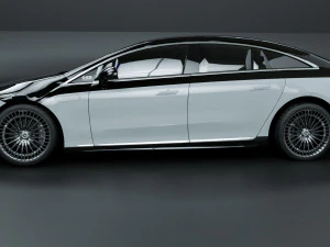 2022 Mercedes Benz EQS 580 3D Model