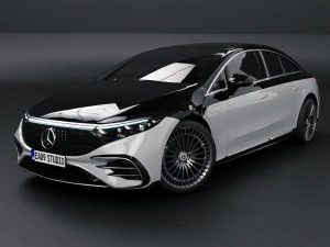 2022 Mercedes Benz EQS 580 3D Model