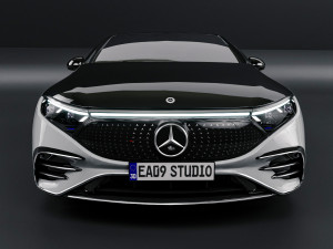 2022 Mercedes Benz EQS 580 3D मॉडल